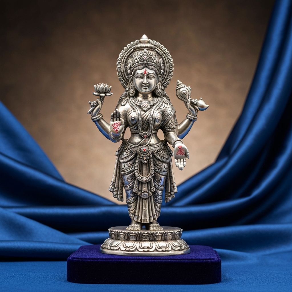 Silver pooja items